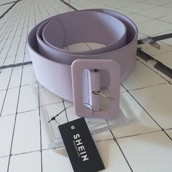 SHEIN Accessories - Lilac PU Leather Belt